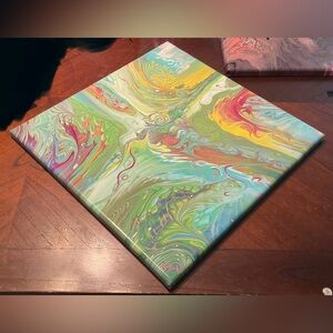 Corners ~ Gorgeous Light & Happy colors Abstract Wall Art Painting